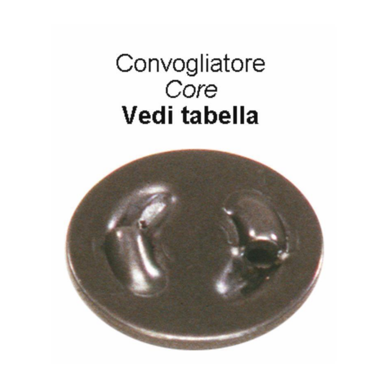 CONVOGL.ACCIAIO Ø17 FORO Ø1,5