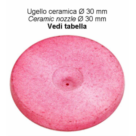 UGELLO Ø30 FORO Ø1,0