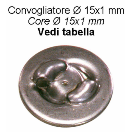CONVOGL.ACCIAIO Ø15X1 FOROØ1,5