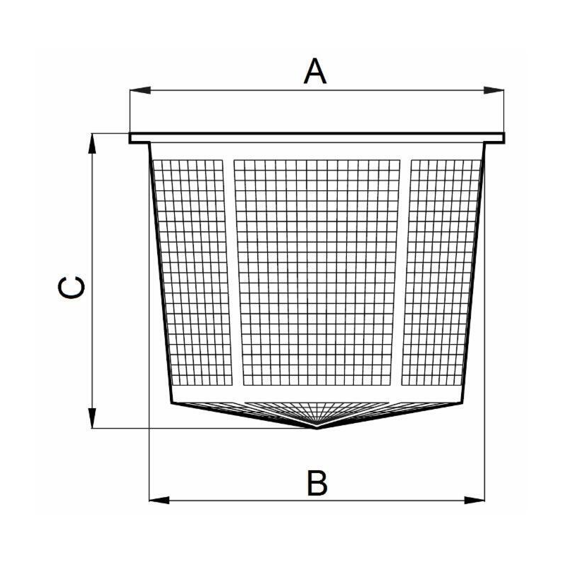 FILTRO A CESTELLO Ø 398 X H180