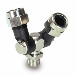 GETTO SNODATO DOPPIO - MASCHIO 1/4''G