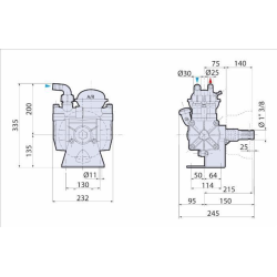 POMPA A MEMBRANA MOD AR 70 BP/C