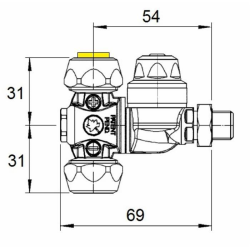GETTO M65 CON ANTIGOCCIA CON 1 KIT UGELLI CERAMICA Ø 18 E 1 ATR 80°