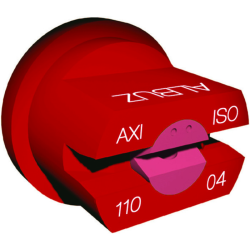 UGELLO A VENTAGLIO AXI 110° ROSSO