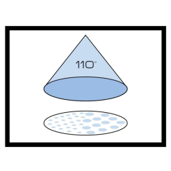 UGELLO A VENTAGLIO AXI 110° MARRONE