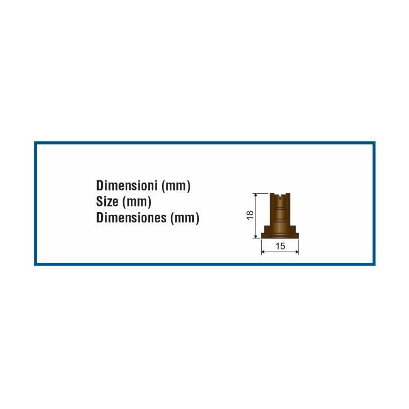 UGELLO INDUZIONE ARIA COMPATTO CFA 110° BLU
