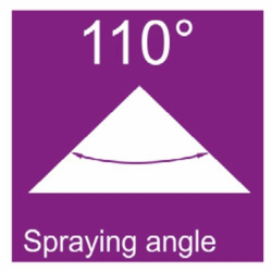 UGELLO VENTAGLIO STANDARD SF 110° VIOLA