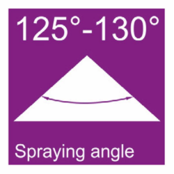 UGELLO A SPECCHIO IN PLASTICA DEF 130° VIOLA