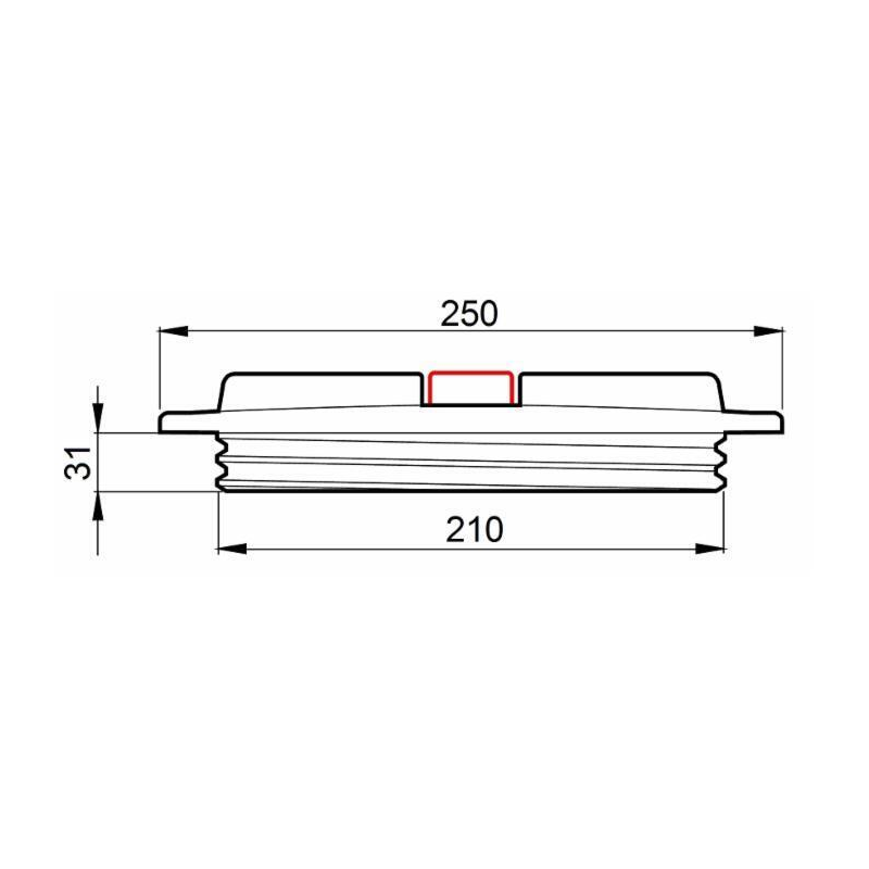 COPERCHIO SFIATO FISSO A LABIR