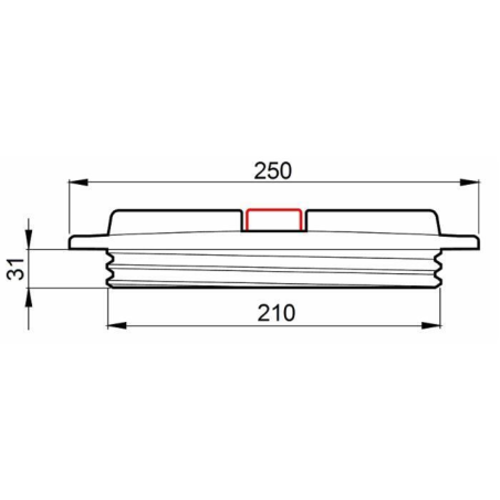 COPERCHIO SFIATO FISSO A LABIR