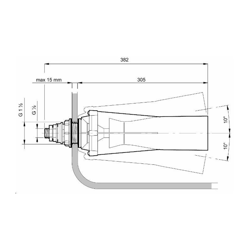 AGITATORE IDRAULICO ORIENTABILE ISPEZIONABILE
