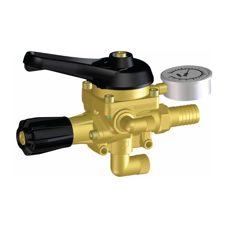 COMANDO CON REGOLATORE IN OTTONE ''M 170 OT'' - PORTATA 150 L/MIN