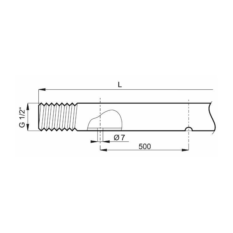 ASTA IN ACCIAIO INOX