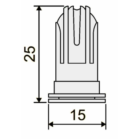 UGELLO FINE BARRA BX ARANCIONE