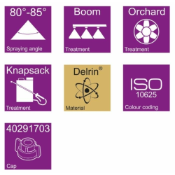 UGELLO A CONO HC 80° BLU