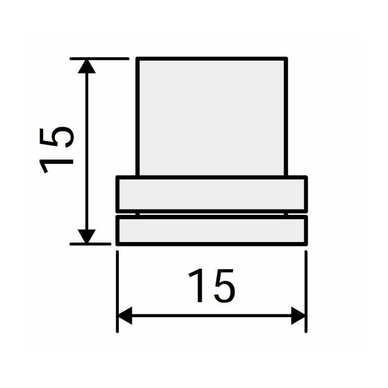 UGELLO A CONO CERAMICO HCC 80° GRIGIO