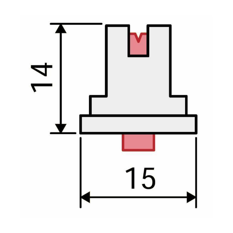 UGELLO A VENTAGLIO ANTIDERIVA CERAMICO LDC 110° BLU