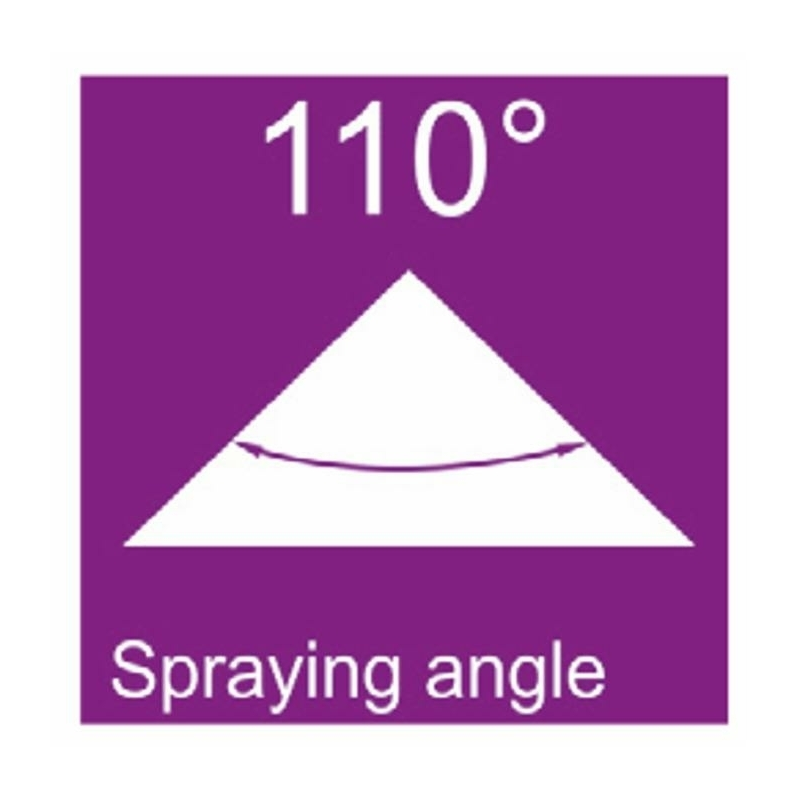 UGELLO A VENTAGLIO ANTIDERIVA CERAMICO LDC 110° MARRONE