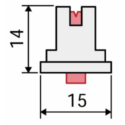 UGELLO A VENTAGLIO ANTIDERIVA CERAMICO LDC 110° GRIGIO