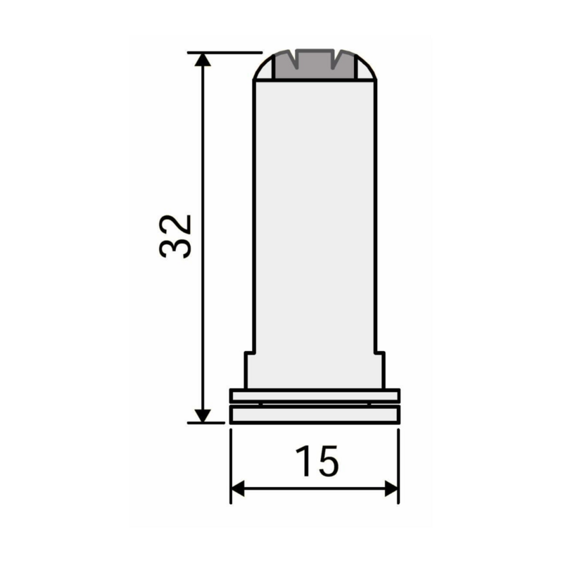 UGELLO DOPPIO INIEZIONE ARIA TFA 90° GIALLO