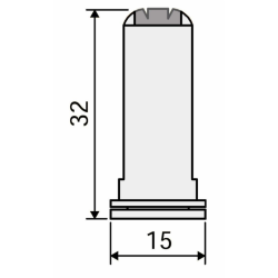 UGELLO DOPPIO INIEZIONE ARIA TFA 90° BLU