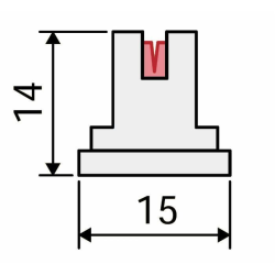 UGELLO A VENTAGLIO AMPIO SPETTRO CERAMICO WRC 110° MARRONE
