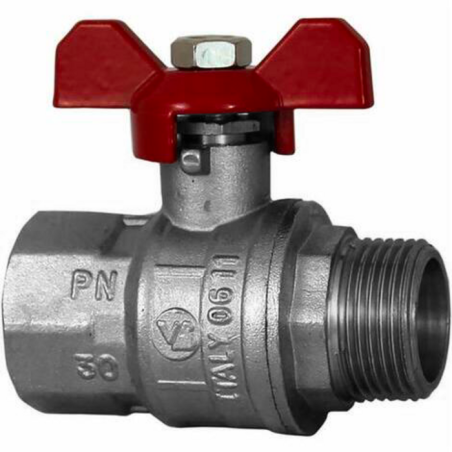 Valvola a sfera MF passaggio totale