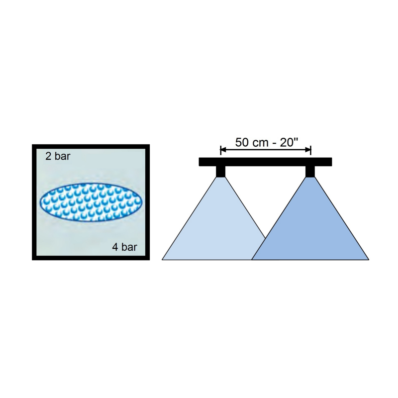 UGELLO A VENTAGLIO ADI 110° LILLA