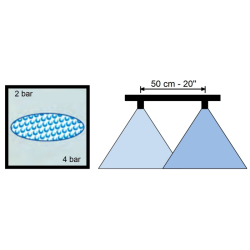 UGELLO A VENTAGLIO ADI 110° BLU