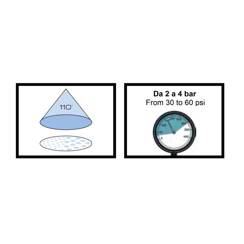 UGELLO A VENTAGLIO ADI 110° BLU