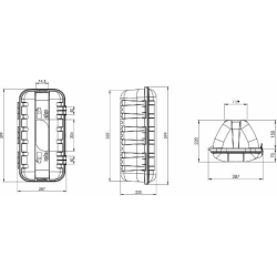 CASSETTA PORTAESTINTORE 6 KG