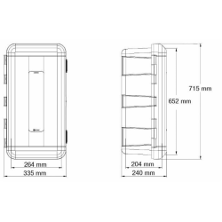 CASSETTA PORTAESTINTORE 9 KG