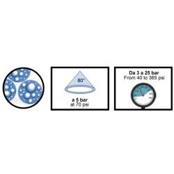 UGELLO A CONO TVI 80° GIALLO