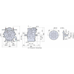 POMPA A MEMBRANA MOD. AR 1203 C/C