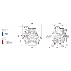 POMPA A MEMBRANA ALTA PRESSIONE APS 51