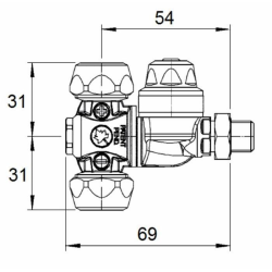 GETTO M65 CON ANTIGOCCIA CON 2 KIT UGELLI CERAMICA Ø 18