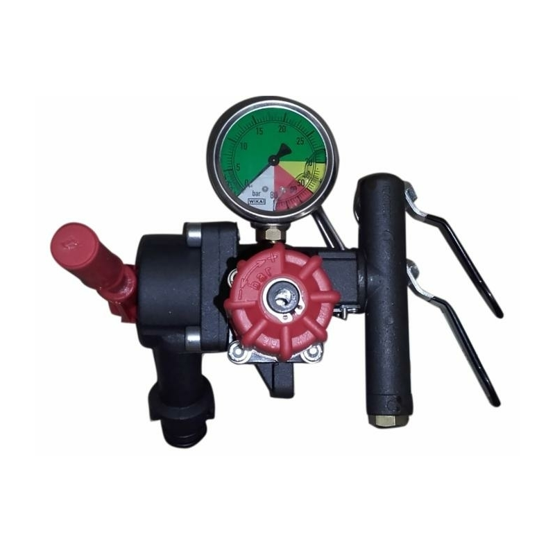 GRUPPO COMANDO AR VDR50 COMPLETO DI MANOMETRO E KIT SU POMPA/A DISTANZA