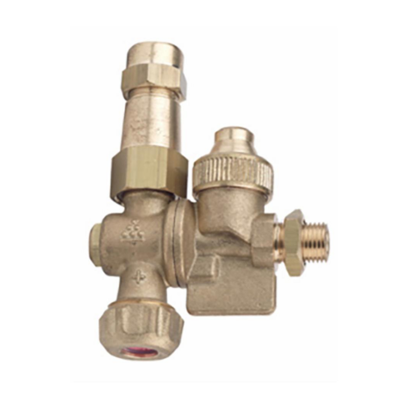 GETTO DOPPIO REGOLABILE CON ANTIGOCCIA E 2 KIT UGELLI Ø 18