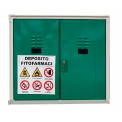 Armadio per fitosanitari a 2 ante 80x40x100 cm