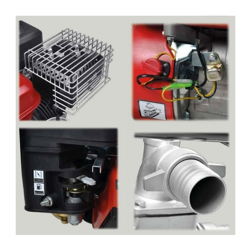 Motopompa autodescante 2"