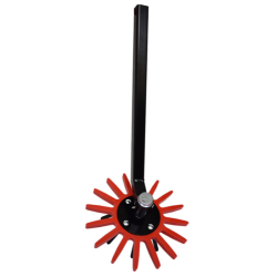 Elemento per sarchiatrice a dita destra rosso Ø 370 mm