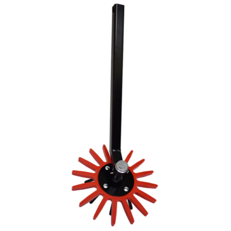 Elemento per sarchiatrice a dita destra rosso Ø 370 mm