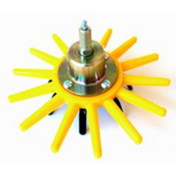 Stella a dita gialla flessibilità media Ø 250 mm