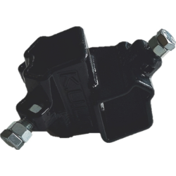 Connettore angolare standard, destro, per tubo 40 x 40 / 40 x 40 mm