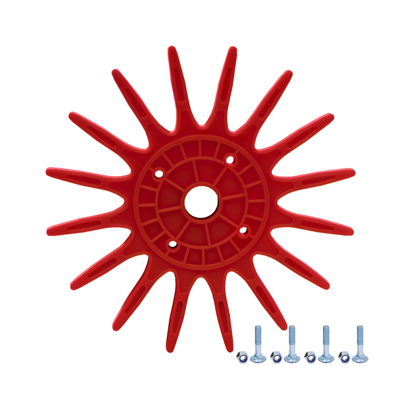 Stella a dita rossa dura Ø 290 mm