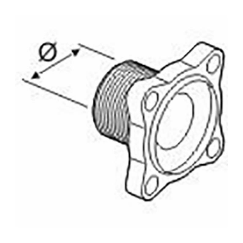 Flangia tipo M per valvole Arag serie 463