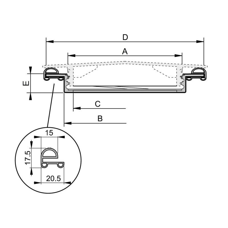 GUARNIZIONE SPECIALE ANELLO D.255