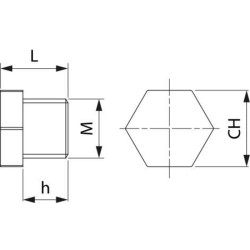 TAPPO MASCHIO G 1" ARAG 215040