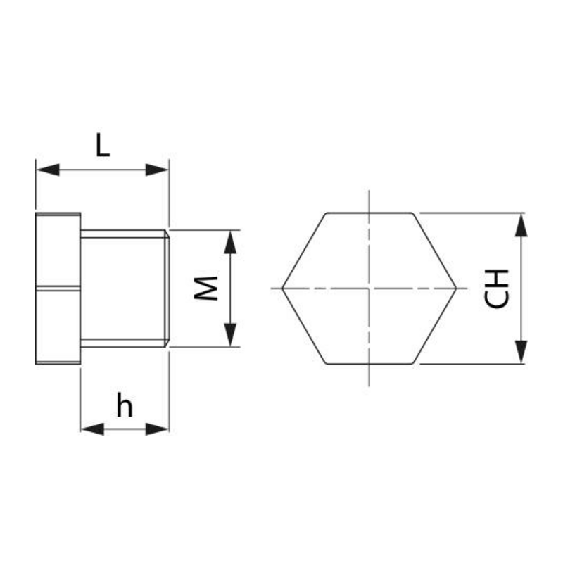 TAPPO MASCHIO G 1" ARAG 215040