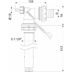 Idroeiettore Ø 32 mm